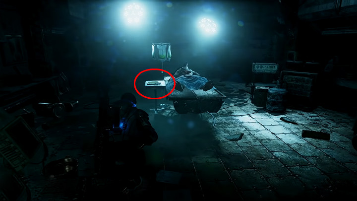 While you are going through a long corridor, turn right into a barely visible room - you will reach the next operating room - Act 2 Chapter 3 - Forest for the Trees | Gears 5 Collectibles - Act II - Gears 5 Guide