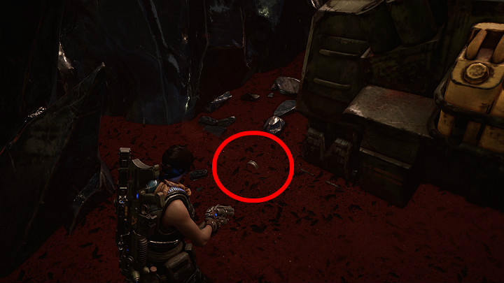 The last collectible from this chapter can be found during the part of the mission with Nomad convoy - Act 3 Chapter 3 - Some Assembly Required | Gears 5 Collectibles - Act III - Gears 5 Guide