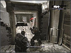 You'll find yourself in a big hall - 14 days after E-day - Act I: - Gears of War (XBOX360) - Game Guide and Walkthrough