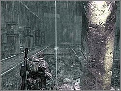 You need to get through the door - Downpour/Evolution - Act III: - Gears of War (XBOX360) - Game Guide and Walkthrough