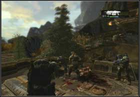 At some point, the Locust will take over one of the platforms - Tip of the Spear - The Big Push - Tip of the Spear - Gears of War 2 - Game Guide and Walkthrough