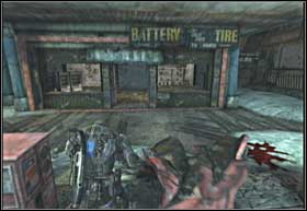 Eliminate every enemy except the one using the Troika on the left - Tip of the Spear - Roadblocks - Tip of the Spear - Gears of War 2 - Game Guide and Walkthrough