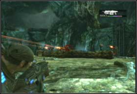 In a moment you will have an opportunity to test the Rockworm's armour - Denizens - Indigenous Creatures - Denizens - Gears of War 2 - Game Guide and Walkthrough