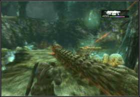 The wide passage is defended by the well placed post on the right - Denizens - Indigenous Creatures - Denizens - Gears of War 2 - Game Guide and Walkthrough