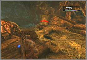 Pull the lever and enter the newly opened gate - Denizens - Disturbing Revelations - Denizens - Gears of War 2 - Game Guide and Walkthrough