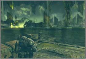 Your target is the boat, but before you reach it you will have to fight with some more Locusts - Gathering Storm - Displacement - Gathering Storm - Gears of War 2 - Game Guide and Walkthrough