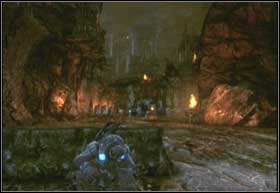 Search for the Locust symbol in the terminals, the same that you have seen on the first machine - Hive - Answers - Hive - Gears of War 2 - Game Guide and Walkthrough