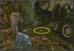 You won't find the symbol in the second terminal, but if you go left you will find the Prisoner's Journal: Jonathan Harper - Hive - Answers - Hive - Gears of War 2 - Game Guide and Walkthrough