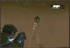 Defend the rope-way from the Reavers - Hive - No Turning Back - Hive - Gears of War 2 - Game Guide and Walkthrough