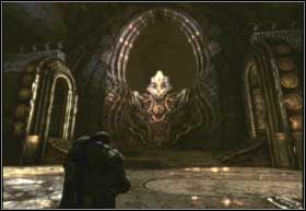 The last phase is a column that will fall at you - Hive - Royal Inquisition - Hive - Gears of War 2 - Game Guide and Walkthrough