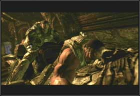 Cross the bridges to get to the Reaver stable - Hive - Royal Inquisition - Hive - Gears of War 2 - Game Guide and Walkthrough