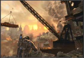 Go inside and take the COG Tag CSID:444526-MI2K9-3B - Aftermath - Tenuous Footing - Aftermath - Gears of War 2 - Game Guide and Walkthrough