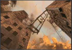 And enter the knocked down structure - Aftermath - Tenuous Footing - Aftermath - Gears of War 2 - Game Guide and Walkthrough