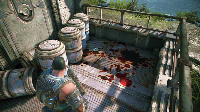 In the Cliffs stage - Onyx Point - COG tags - Gears of War: Judgment - Game Guide and Walkthrough