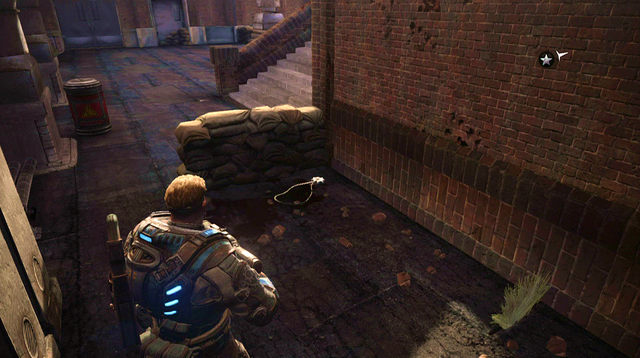 In the Museum Square Rooftops section - Downtown Halvo Bay - COG tags - Gears of War: Judgment - Game Guide and Walkthrough