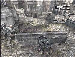 Just after that a hole appears and with it Locusts of course - Act I: Trial by Fire - Walkthrough - Gears of War (PC) - Game Guide and Walkthrough