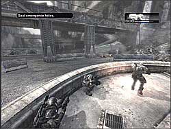 Now you need to decide which way to choose - Act I: Fish in the Barrel/Fork in... - Walkthrough - Gears of War (PC) - Game Guide and Walkthrough