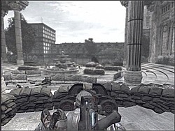 Get upstairs and inside the big hall - Act I: Knock Knock/Hammer - Walkthrough - Gears of War (PC) - Game Guide and Walkthrough