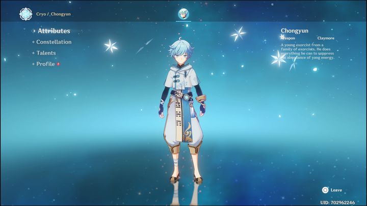 The most suitable weapon for Chongyun will be Skyward Pride - Genshin Impact: Chongyun (Cryo) - best builds - Cryo - Genshin Impact Guide