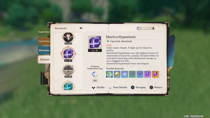 Another option that will allow you to get a lot of Adventure EXP is to defeat bosses with Elite or Weekly status - Genshin Impact: Adventure Rank - how to farm quickly? - FAQ - Genshin Impact Guide