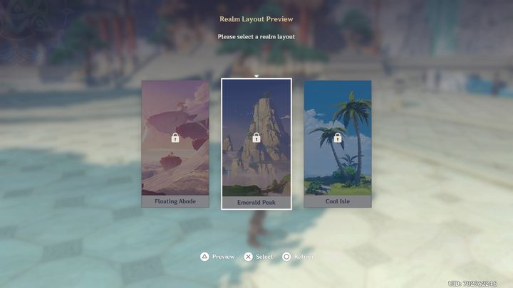 When you use the Serenitea Pot for the first time, you will have to choose one of the three possible layouts - Genshin Impact: House System - what is it? - FAQ - Genshin Impact Guide