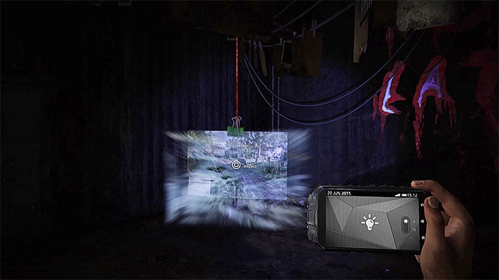 Check the picture when you are ready to leave this place - Learn about the victims identity | Black | Walkthrough - Black - Get Even Game Guide