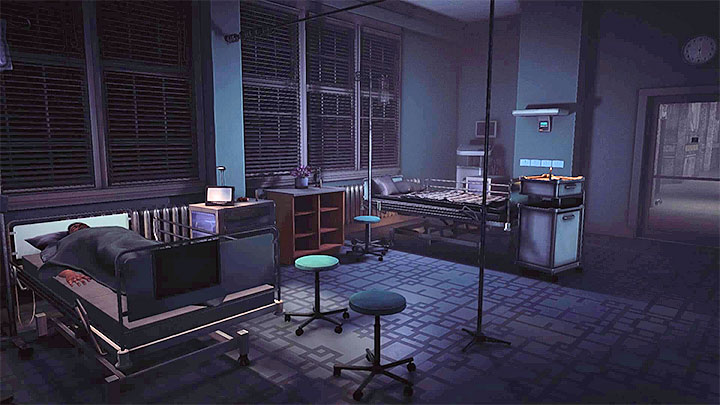 Explore the hospital till you reach a room with several candles (see screenshot) - How to solve the candle puzzle in the hospital (Red)? - Solving the puzzles - Get Even Game Guide