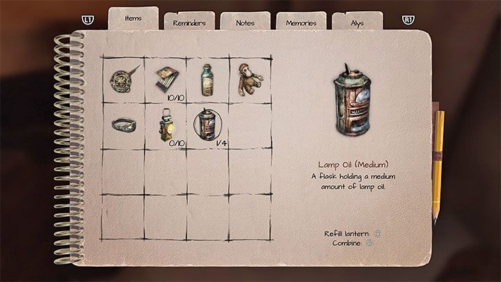 After you obtain the lantern, you can take it out from the inventory by pressing the appropriate button - Amnesia Rebirth: Darkness - how to move around? - Amnesia Rebirth: FAQ - Amnesia Rebirth Guide