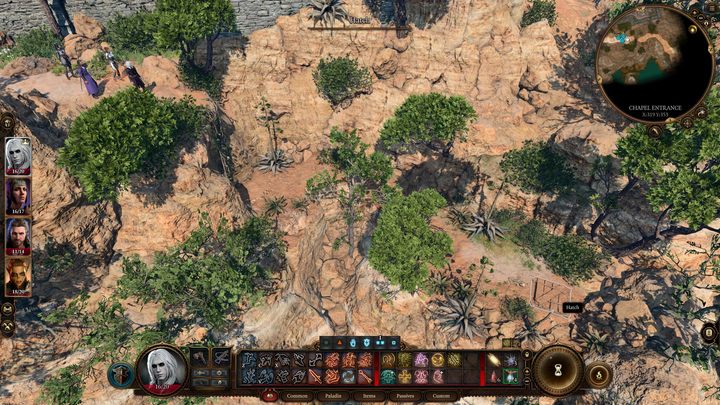 The third entrance can be found on the path just east of the ruins - it leads to a closed hatch, which also needs to be opened with a lockpick - a Sleight of Hand check (DC 20) - Baldurs Gate 3: Explore the ruins walkthrough - Baldurs Gate 3: Act 1 - Baldurs Gate 3 Guide, Walkthrough