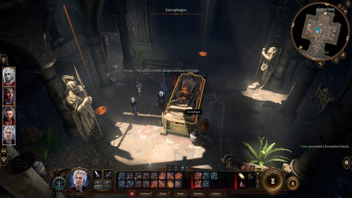 The south wing is riddled with traps - Baldurs Gate 3: Explore the ruins walkthrough - Baldurs Gate 3: Act 1 - Baldurs Gate 3 Guide, Walkthrough