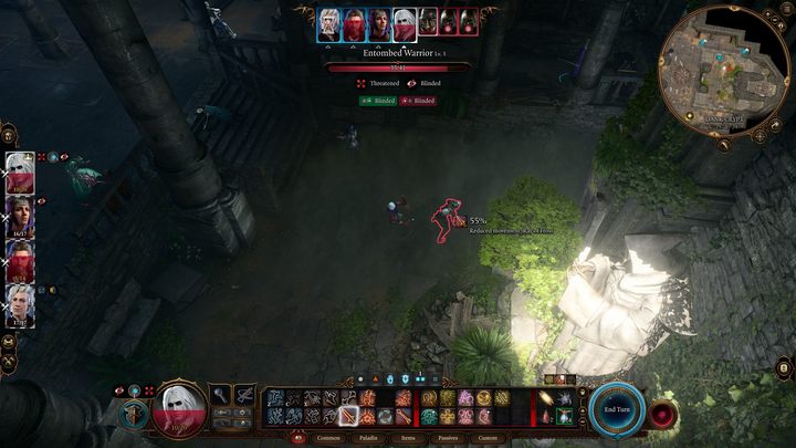 You will face four spellcasters and one warrior - Baldurs Gate 3: Explore the ruins walkthrough - Baldurs Gate 3: Act 1 - Baldurs Gate 3 Guide, Walkthrough