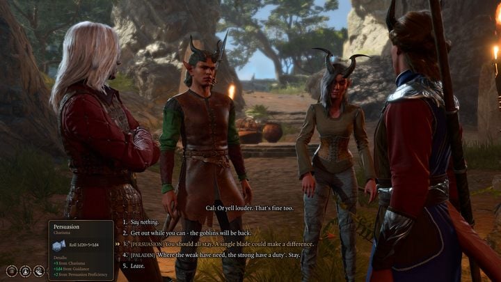 If Aradin survives the fight, he will engage in an argument with Zevlor outside the front gate - Baldurs Gate 3: Removing the Parasite walkthrough - Baldurs Gate 3: Act 1 - Baldurs Gate 3 Guide, Walkthrough