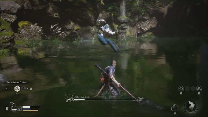 Once you reduce the boss' health to zero, phase two will begin - Black Myth Wukong: How to defeat the boss Whiteclad Noble? - Chapter 1 - Black Myth Wukong Guide