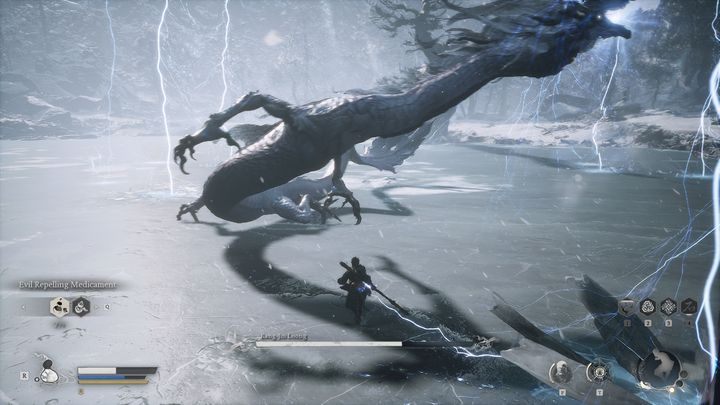 Most of the boss's attacks are very well telegraphed - Black Myth Wukong: How to defeat the Kang-Jin Loong boss? - Chapter 3 - Black Myth Wukong Guide