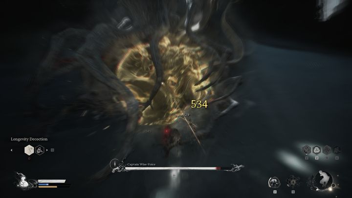 It's best to stick close to the boss for most of the fight - Black Myth Wukong: How to defeat the Captain Wise-Voice boss? - Chapter 3 - Black Myth Wukong Guide