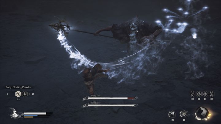 At first you will only fight one boss - Black Myth Wukong: How to defeat the Cloudy Mist and Misty Cloud bosses? - Chapter 5 - Black Myth Wukong Guide
