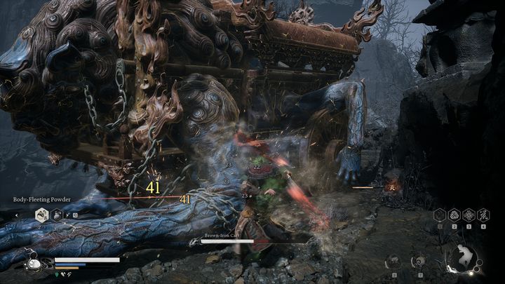 This is the first cart you will have to compete against - Black Myth Wukong: How to defeat the Five Element Carts boss? - Chapter 5 - Black Myth Wukong Guide