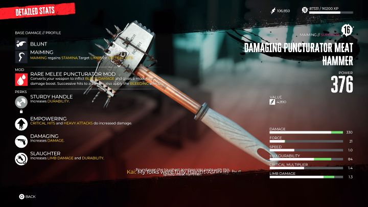 How to unlock: Fully upgrade a Superior weapon and customize it with a mod or perk in every slot - Dead Island 2: All Trophies, Achievements, trophy guide - Appendix - Dead Island 2 Guide