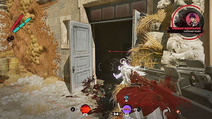 Charlie can be found on the higher floors of his hideout - Deathloop: Charlie Montague - boss fight, how to beat - Bosses (Visionaries) - Deathloop Guide