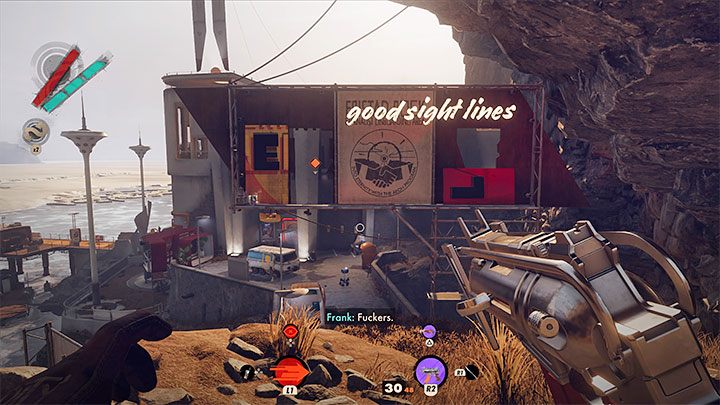 Ramblin' Frank Spicer is a musician and by default he can be found in his club located in the Rock Fristad district - Deathloop: Ramblin Frank Spicer - boss fight, how to beat - Bosses (Visionaries) - Deathloop Guide