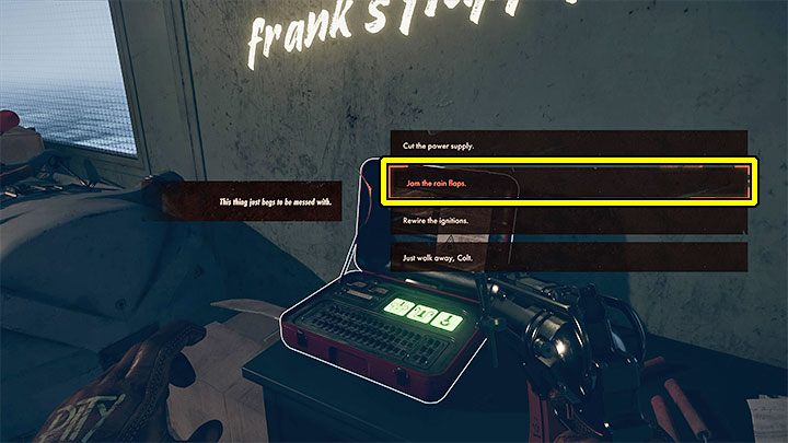 This option is also part of the Ballad of Ramblin’ Frank lead - Deathloop: Ramblin Frank Spicer - boss fight, how to beat - Bosses (Visionaries) - Deathloop Guide