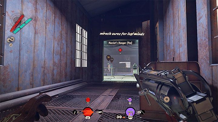 The infiltration of hangar 2 is part of the Visionary Lead Chaos Theoryrelated to killing Harriet - a full walkthrough of it can be found in our guide - Deathloop: Harriet Morse - boss, how to beat? - Bosses (Visionaries) - Deathloop Guide