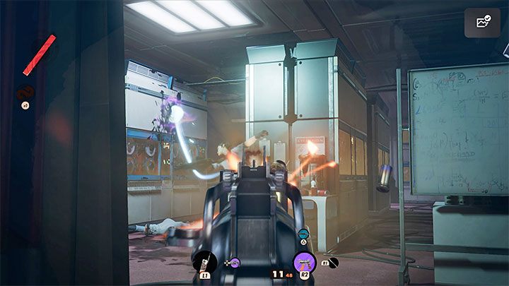 As a reminder, getting rid of Wenjie in The Complex district is part of the Lead Ubiquity, which you complete in the initial part of the campaign to collect Residuum and using this material to keep items through the loops - Deathloop: Dr. Wenjie Evans - boss, how to beat? - Bosses (Visionaries) - Deathloop Guide