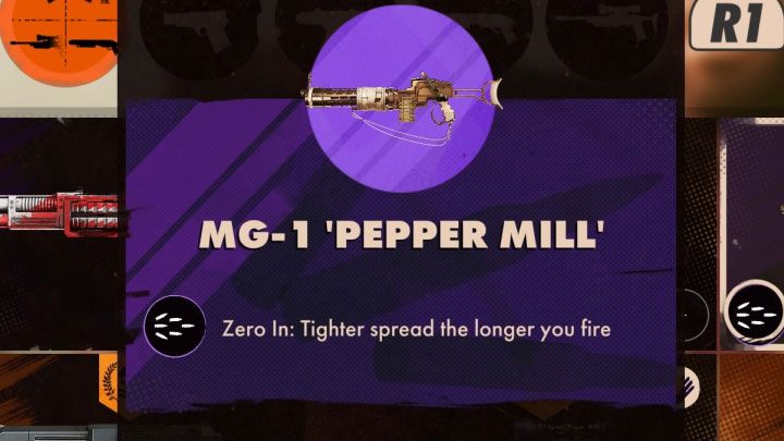 This heavy machine gun is commonly found in the game world - Deathloop: Best weapons - Basics - Deathloop Guide