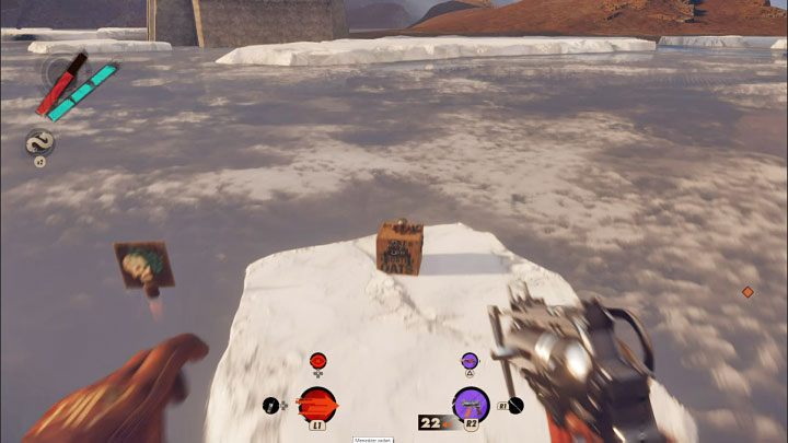 Go left while moving along the cliff - Deathloop: Where are the crates in The Wake Up Challenge? - FAQ - Deathloop Guide