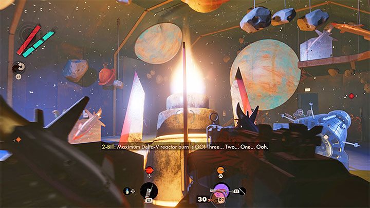 Use the hacking again to get out of the room and run upstairs to where the rocket will launch - Deathloop: The Spice of Life trophy - how to get? - Trophy Guide - Deathloop Guide