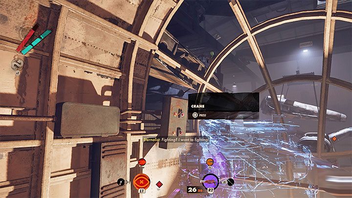 Quickly sneak behind Harriet (avoiding triggering an alarm is highly advisable there) - as a reminder, you can teleport on the wing of the plane and then to the side room behind the lasers - Deathloop: A Charlie Montague Game - trophy, how to get? - Trophy Guide - Deathloop Guide