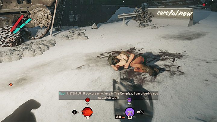 After exiting the tunnels, you must choose the passage to the right, which will lead you to the dying eternalist lying on the ground - Deathloop: Deathday Suit trophy - how to obtain? - Trophy Guide - Deathloop Guide