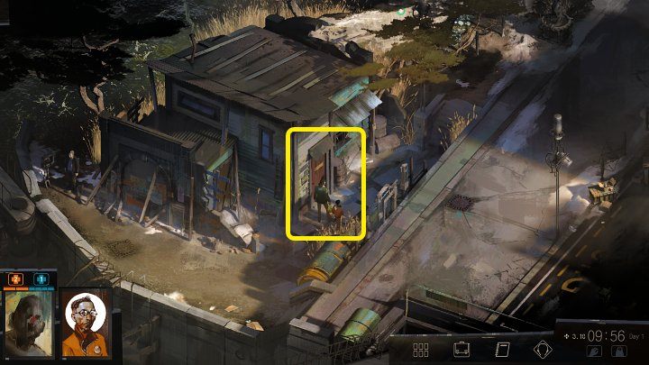 Disco elysium как открыть дверь на кухне