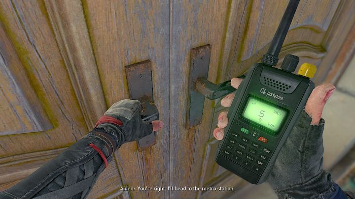 Instead of entering the hotel, you have to go straight to the metro station, to the Peacekeepers base, and report to Aitor - Dying Light 2: Meet with Aitor or Sophie? The Raid - Important Choices - Dying Light 2 Guide